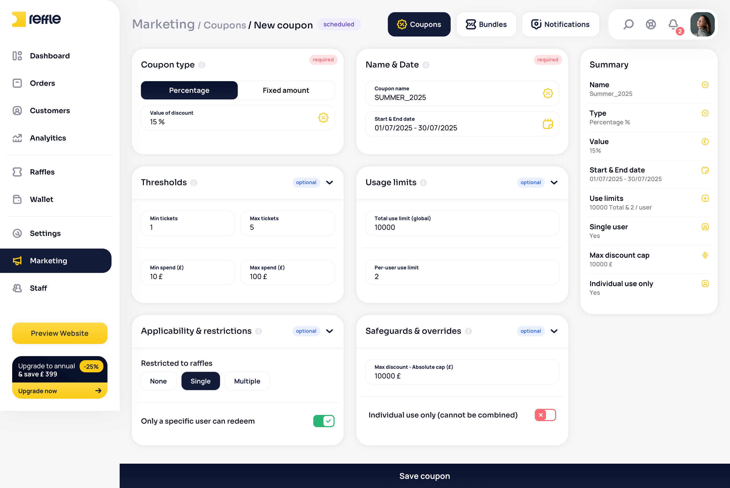 Marketing screen 6